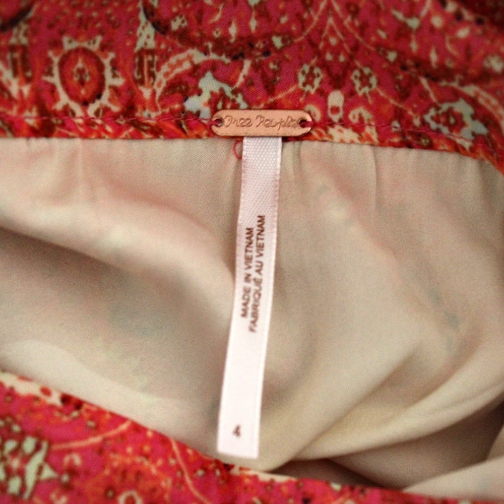 SOLD NWOT FREE PEOPLE Marion Skirt in Candy Combo - Picture 3 of 5